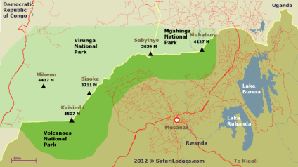 SafariCamps_com Volcanoes National Park Map B